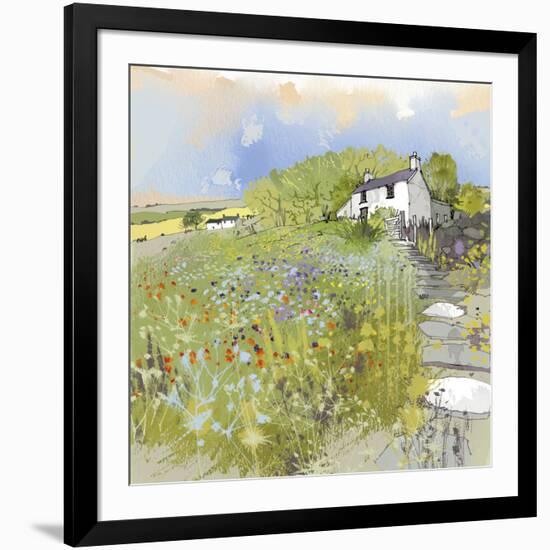 Primrose Cottage-Ken Hurd-Framed Giclee Print