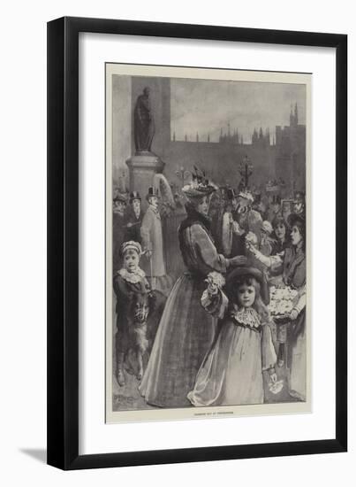 Primrose Day at Westminster-null-Framed Giclee Print