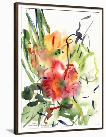 Primroses, 2005-Claudia Hutchins-Puechavy-Framed Premium Giclee Print