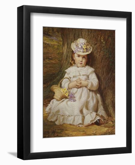 Primroses and Bluebells-Samuel Sidley-Framed Giclee Print