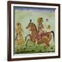 Prince à cheval accompagné de deux serviteurs-null-Framed Giclee Print