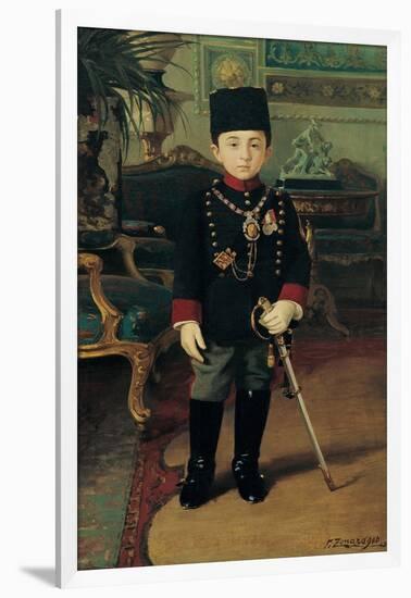 Prince Abdurrahim Hayri Efendi-Fausto Zonaro-Framed Giclee Print