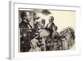 Prince Albert and the Royal Christmas Tree-Pat Nicolle-Framed Giclee Print