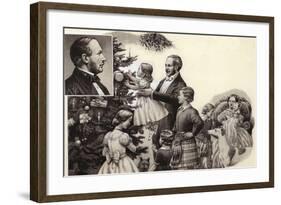 Prince Albert and the Royal Christmas Tree-Pat Nicolle-Framed Giclee Print