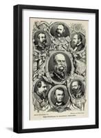 Prince Albert as Leader-Ludwig Burger-Framed Art Print