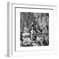 Prince Albert at the Abbey Thanksgiving Service for His Parents' Safe Return from India, 1906-null-Framed Giclee Print
