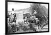 Prince Albert Hunting Near Belvoir Castle, Leicestershire, C1840s-null-Framed Giclee Print