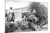 Prince Albert Hunting Near Belvoir Castle, Leicestershire, C1840s-null-Mounted Giclee Print