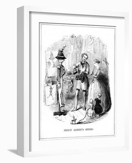 Prince Albert's Studio, 1843-null-Framed Giclee Print