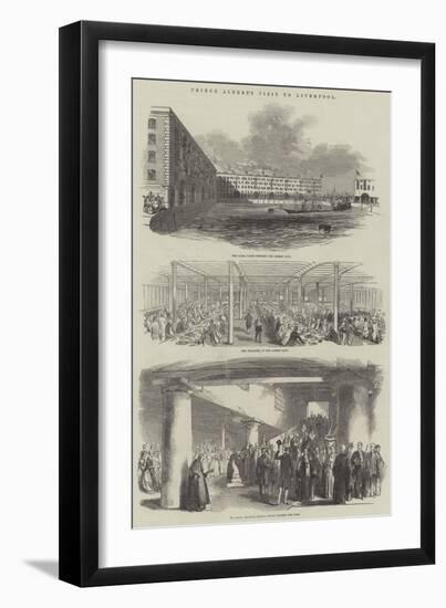 Prince Albert's Visit to Liverpool-null-Framed Giclee Print