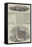 Prince Albert's Visit to Liverpool-null-Framed Stretched Canvas