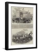 Prince Albert's Visit to Liverpool-null-Framed Giclee Print