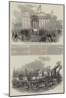 Prince Albert's Visit to Liverpool-null-Mounted Giclee Print