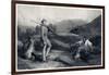 Prince Albert Stag Hunting, Mid-19th Century-Edwin Henry Landseer-Framed Giclee Print