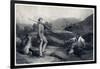 Prince Albert Stag Hunting, Mid-19th Century-Edwin Henry Landseer-Framed Giclee Print