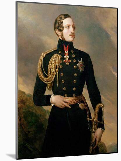 Prince Albert, the Prince Consort (1819-61)-Franz Xaver Winterhalter-Mounted Giclee Print