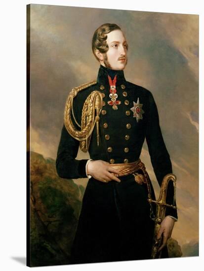 Prince Albert, the Prince Consort (1819-61)-Franz Xaver Winterhalter-Stretched Canvas