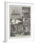 Prince Albert Victor and Prince George on Board the Bacchante-null-Framed Giclee Print