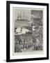 Prince Albert Victor and Prince George on Board the Bacchante-null-Framed Giclee Print