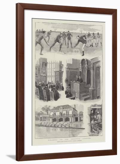 Prince Albert Victor at Trinity College, Cambridge-null-Framed Giclee Print