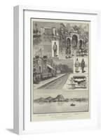 Prince Albert Victor in India, the Visit to Hyderabad-null-Framed Giclee Print