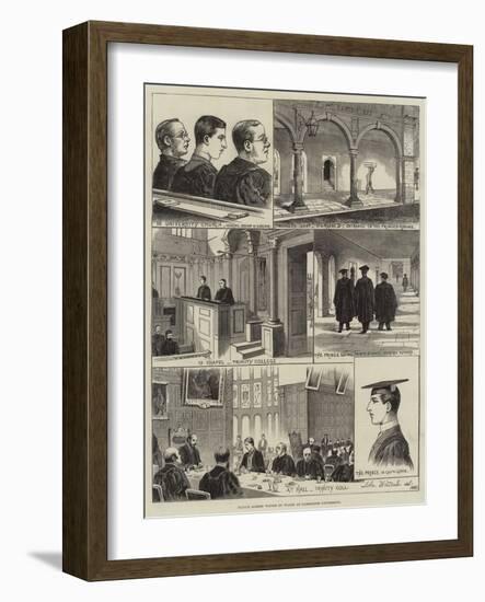 Prince Albert Victor of Wales at Cambridge University-null-Framed Giclee Print