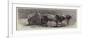 Prince Albert Victor with the Elephant King in a Jungle Waggon in Mysore, India-null-Framed Giclee Print