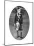 Prince Albert Wearing Highland Dress, Sandringham, Norfolk, 1909-null-Mounted Giclee Print