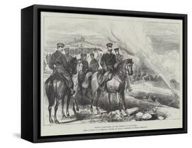 Prince Alexander at the Battle of Slivnitza-null-Framed Stretched Canvas