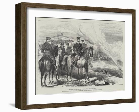 Prince Alexander at the Battle of Slivnitza-null-Framed Giclee Print