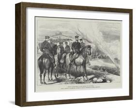 Prince Alexander at the Battle of Slivnitza-null-Framed Giclee Print