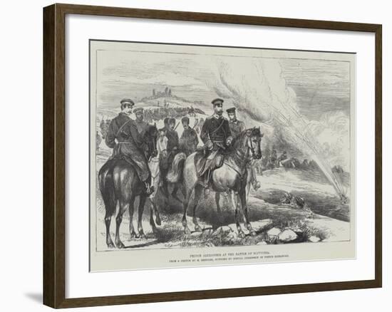 Prince Alexander at the Battle of Slivnitza-null-Framed Giclee Print