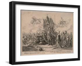 Prince Alexander Mikhaylovich Golitsyn at the Siege of the Khotyn Fortress 1769, 1769-Daniel Nikolaus Chodowiecki-Framed Giclee Print