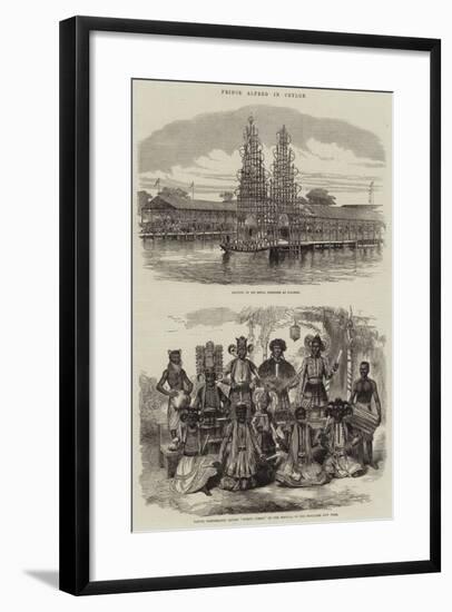 Prince Alfred in Ceylon-null-Framed Giclee Print