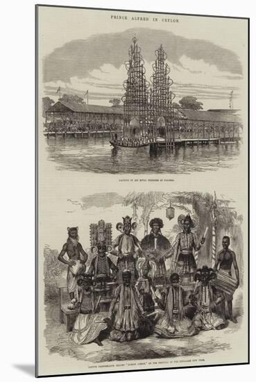 Prince Alfred in Ceylon-null-Mounted Giclee Print