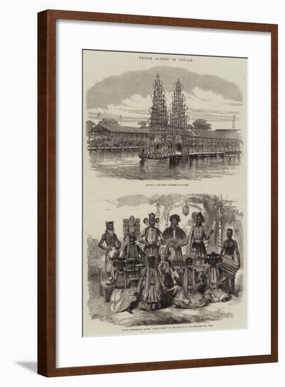 Prince Alfred in Ceylon-null-Framed Giclee Print