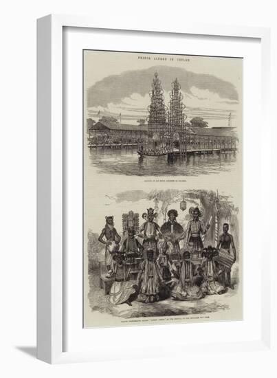 Prince Alfred in Ceylon-null-Framed Giclee Print