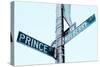 Prince and Mulberry Street Signs, Little Italy, New York City-Sabine Jacobs-Stretched Canvas
