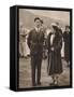 Prince and Princess Chichibu Arriving on the Queen Mary, April 12Th, 1937-null-Framed Stretched Canvas
