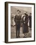 Prince and Princess Chichibu Arriving on the Queen Mary, April 12Th, 1937-null-Framed Photographic Print