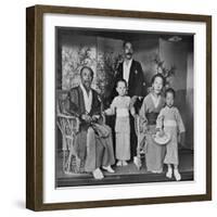 Prince and Princess Ito of Japan and their Family, 1909-Herbert Ponting-Framed Giclee Print