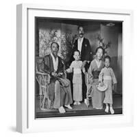 Prince and Princess Ito of Japan and their Family, 1909-Herbert Ponting-Framed Giclee Print