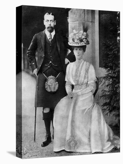 Prince and Princess of Wales, 1909-W&d Downey-Stretched Canvas