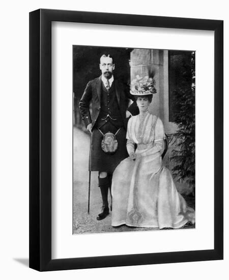 Prince and Princess of Wales, 1909-W&d Downey-Framed Giclee Print