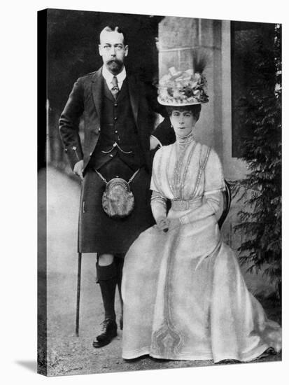 Prince and Princess of Wales, 1909-W&d Downey-Stretched Canvas