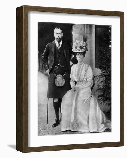 Prince and Princess of Wales, 1909-W&d Downey-Framed Giclee Print