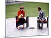 Prince and Princess of Wales at Caernarvon During Tour of Wales, October 1981-null-Mounted Photographic Print