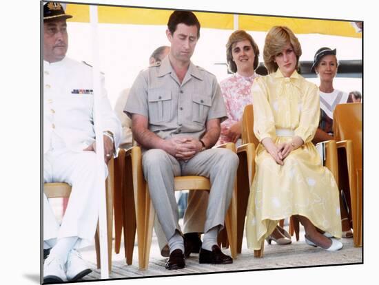 Prince and Princess of Wales During Australian Tour, Visiting St Johns Ambulance Regional Centre-null-Mounted Photographic Print