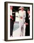 Prince and Princess of Wales During Their Tour of Japan-null-Framed Photographic Print