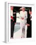 Prince and Princess of Wales During Their Tour of Japan-null-Framed Photographic Print